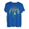 80er Jahre Retro Idaho Mountain Geometrische Retrowave Wandern Camper T-Shirt