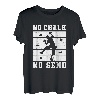 No Chalk No Send Kletterer Sportklettern Bouldern T-Shirt