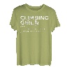 Klettermädchen Definition Kletterin T-Shirt