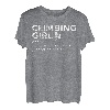 Klettermädchen Definition Kletterin T-Shirt