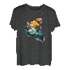 Wasserfarbe Bergsteigen - Klettern T-Shirt