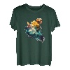 Wasserfarbe Bergsteigen - Klettern T-Shirt
