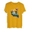 Wasserfarbe Bergsteigen - Klettern T-Shirt
