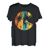 Bergsteiger Boulder-Palme Retro Klettern T-Shirt