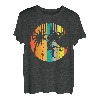 Bergsteiger Boulder-Palme Retro Klettern T-Shirt