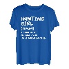 Jagdmädchen Definition lustig T-Shirt