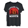 Wanderer Endlich Pipi in der freien Natur Berge Hiker lustig T-Shirt