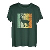 Berg Wandern Natur Bergsteigen mit Retro Ziege und Steinbock T-Shirt