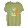 Berg Wandern Natur Bergsteigen mit Retro Ziege und Steinbock T-Shirt