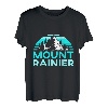 Mount Rainier Bergsteiger Gipfelsport Wandern Hiking T-Shirt