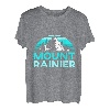 Mount Rainier Bergsteiger Gipfelsport Wandern Hiking T-Shirt