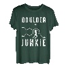Kletterer Boulder Geschenk Boulder Junkie Felskletter T-Shirt