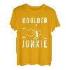Kletterer Boulder Geschenk Boulder Junkie Felskletter T-Shirt