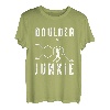 Kletterer Boulder Geschenk Boulder Junkie Felskletter T-Shirt