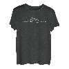 Herzschlag Puls Frequenz Berge EKG Wandern Geschenk Natur T-Shirt