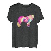 Bernhardiner-Hundeliebhaber, Batikfärbung T-Shirt