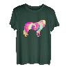Bernhardiner-Hundeliebhaber, Batikfärbung T-Shirt