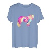 Bernhardiner-Hundeliebhaber, Batikfärbung T-Shirt