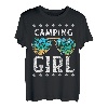 Camping Mädchen Sommer Strand Sonnenbrille Happy Camper T-Shirt