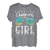 Camping Mädchen Sommer Strand Sonnenbrille Happy Camper T-Shirt