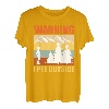 Wanderlust lustig I love peeing outside Naturburschen T-Shirt