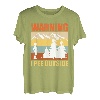 Wanderlust lustig I love peeing outside Naturburschen T-Shirt
