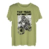 The Trail Is My Happy Place Mountainbike Radfahren Wandern T-Shirt