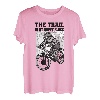 The Trail Is My Happy Place Mountainbike Radfahren Wandern T-Shirt