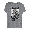 The Trail Is My Happy Place Mountainbike Radfahren Wandern T-Shirt