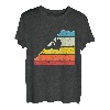 Vintage Retro Kletterer Sportklettern Bouldern T-Shirt