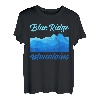 Retro-Stil, Sonnenuntergang, Blue Ridge Mountains, USA, Bergkette T-Shirt