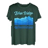 Retro-Stil, Sonnenuntergang, Blue Ridge Mountains, USA, Bergkette T-Shirt