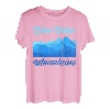 Retro-Stil, Sonnenuntergang, Blue Ridge Mountains, USA, Bergkette T-Shirt