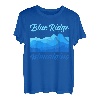 Retro-Stil, Sonnenuntergang, Blue Ridge Mountains, USA, Bergkette T-Shirt