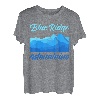 Retro-Stil, Sonnenuntergang, Blue Ridge Mountains, USA, Bergkette T-Shirt