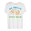 Be Brave Stay Wild ist Campfire Treat ist T-Shirt