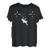 Kletterer Bergsteiger EKG Linie Kletterwand Kletterhalle T-Shirt