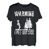 Warnung lustig Wanderer und Bergsteiger Berge Naturburschen T-Shirt