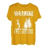Warnung lustig Wanderer und Bergsteiger Berge Naturburschen T-Shirt