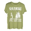 Warnung lustig Wanderer und Bergsteiger Berge Naturburschen T-Shirt