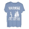 Warnung lustig Wanderer und Bergsteiger Berge Naturburschen T-Shirt
