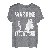 Warnung lustig Wanderer und Bergsteiger Berge Naturburschen T-Shirt