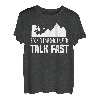 Rock climbing paused talk fast Bouldern Boulderer Kletterer T-Shirt