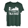 Rock climbing paused talk fast Bouldern Boulderer Kletterer T-Shirt