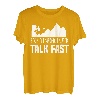 Rock climbing paused talk fast Bouldern Boulderer Kletterer T-Shirt