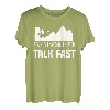 Rock climbing paused talk fast Bouldern Boulderer Kletterer T-Shirt