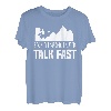 Rock climbing paused talk fast Bouldern Boulderer Kletterer T-Shirt