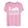 Rock climbing paused talk fast Bouldern Boulderer Kletterer T-Shirt