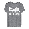 Rock climbing paused talk fast Bouldern Boulderer Kletterer T-Shirt