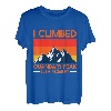 Bergsteiger Longs Peak Berge Wanderer Mountaineer T-Shirt